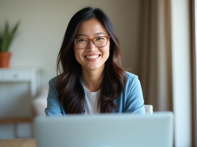 Smiling female nutritionist Sarah Chen on a video call icon, representing an online Q&A event.